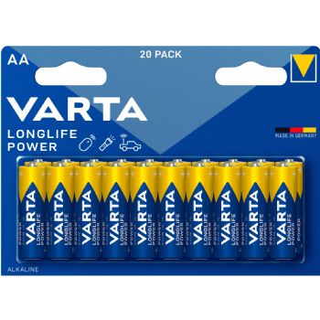 VARTA LONGLIFE Power AA-batterier LR6 20 stk