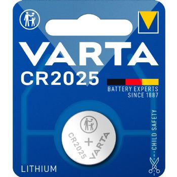 VARTA knapcellebatteri CR2025 1 stk