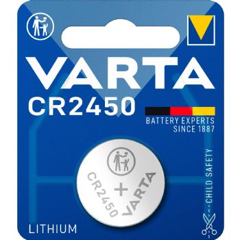 VARTA knapcellebatteri CR2450 1 stk