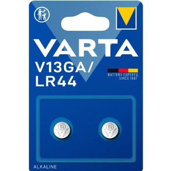 VARTA knapcellebatterier V13GA/LR44 2 stk