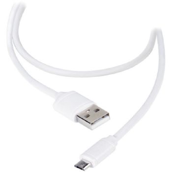 Vivanco USB-kabel micro 1,2m hvid