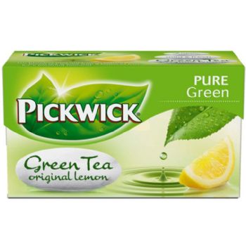 Tebreve Pickwick grøn m/citron, 20 breve