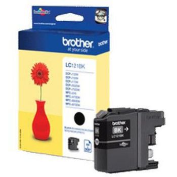 Brother blæk LC-121BK (ca 300 sider)