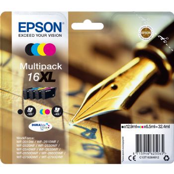 Epson T1636 Multipakke Blækpatron, 32 ml