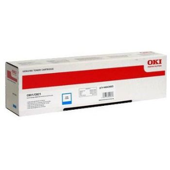 Oki toner 44643003 CYAN C801