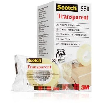 Tape Scotch 3M 550, 15mm x 33m, klar