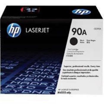 HP Toner CE390A sort Nr. 90A  HP LJ M4555