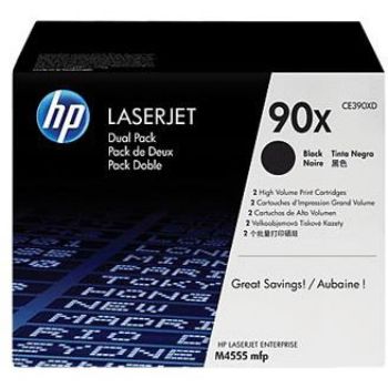 HP Toner CE390XD 2-pak CE390X