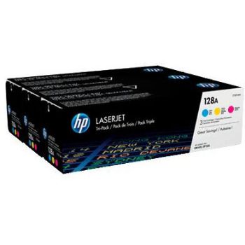 HP toner CYM tri-pack 371AM 128A