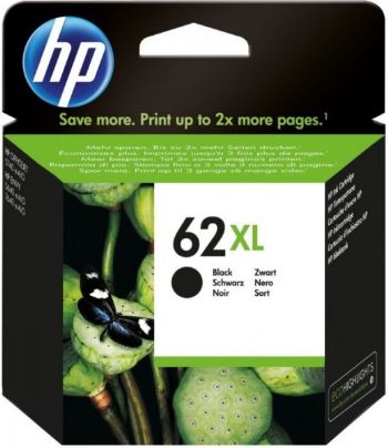 Blækpatron HP No.62 XL Black ink cartridge