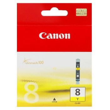 Blækpatron Canon CLI-8Y yellow ink cartridge 0623B001