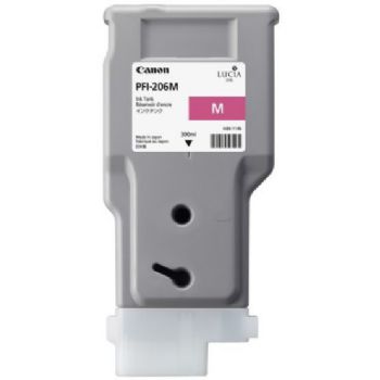 Canon PFI-206M 5305B001AA Magenta Blækpatron, 300 ml