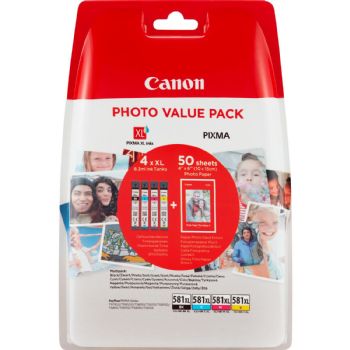 Canon CLI-581XL 2052C004 CMYK Multipakke Blækpatron