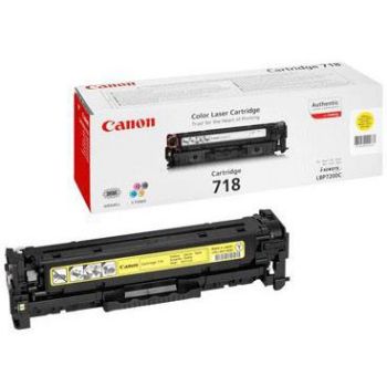 Toner patron 718Y, yellow lasertoner