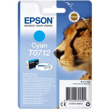 Epson blæk C13T071240 cyan D78/DX5XXX/DX6XXX/DX7XX