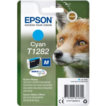 Blækpatron Epson Cyan Inkjet (T1282)