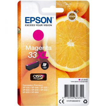 Epson blæk C13T33634012 Magent 33XL