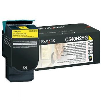 Lexmark toner C540H1YG Yellow C540/C543/C544/X543