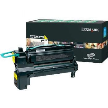 Lexmark toner C792 gul