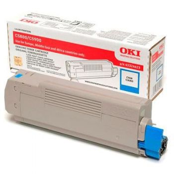 OKI C5800 / C5900 toner cyan 5k