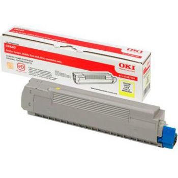 Oki toner 43487709 yellow C8600/C8800