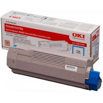 Lasertoner C5650/5750 cyan 2K-Kapacitet 2.000 sider