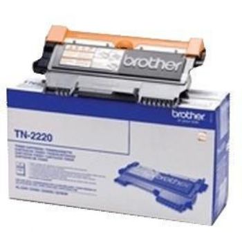 Lasertoner Brother TN-2220 High Capacity (2,6K), sort