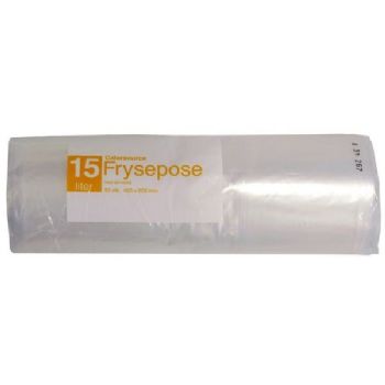 Catersource Frysepose med skrivefelt 15L 40x60cm klar 50stk