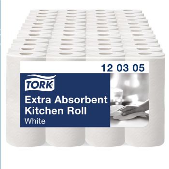 Tork 120305 Premium Ekstra Soft køkkenrulle 12,2 mtr 3-lags 48 ruller