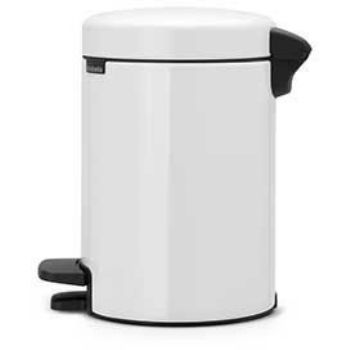 Brabantia Pedalspand med silent close 3 L 27 cm. i hvid