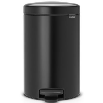 Brabantia NewIcon pedalspand 12L Matt Black