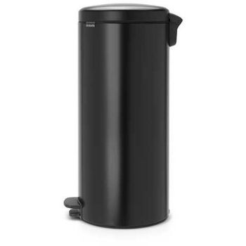 Brabantia Pedalspand med silent close 30 L 74 cm. i mat sort