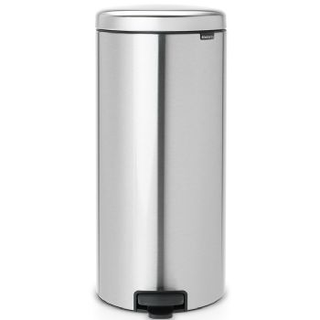 Brabantia NewIcon pedalspand Fingerprint Proof 30L Matt Steel