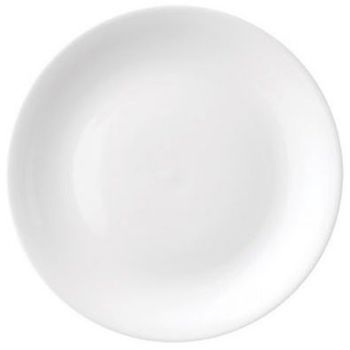 WhiteLabel Classic porcelænstallerken 18 cm i hvid 12 stk