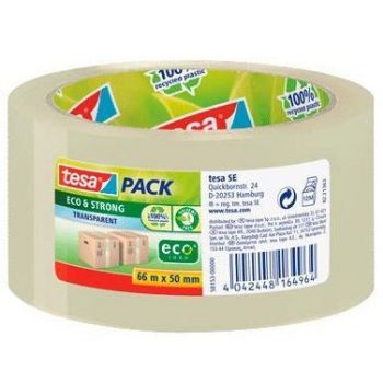 Tesapack emballagetape EcoLogo 50mm x 66m transparent