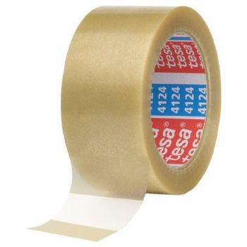 Tesa 4124 pakketape 25mmx66m klar