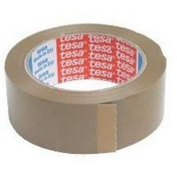 Tesa 4100 pakketape 38mmx66m brun