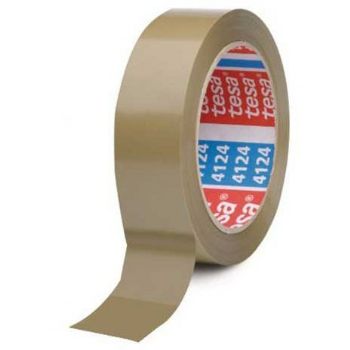 Tesa 4124 pakketape 25mmx66m klar