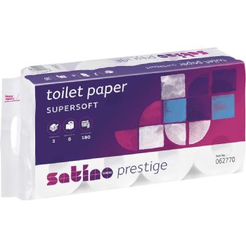 Satino Prestige 2lags toiletpapir 64 ruller