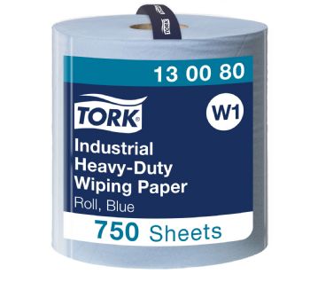 Tork W1 blåt aftørringspapir 3-lags. Absorberende QuickDry