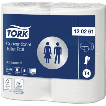 Tork 120261 Advanced T4 2lags toiletpapir 24 ruller