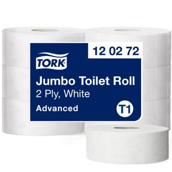 Tork 120272 Advanced T1 Jumbo 2lags toiletpapir 6 ruller