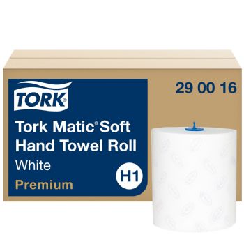 Håndklædeark Tork Matic H1, 2-lag, 21cmx100m - 6rl