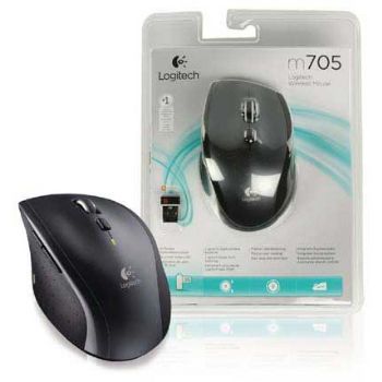 Logitech M705 trådløs mus sølv