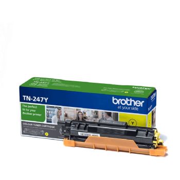 Brother TN247Y Gul Lasertoner, 2.300 sider