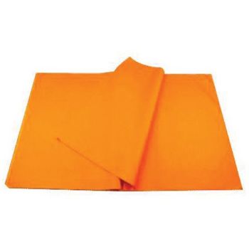 WhiteLabel Silkepapir 75x50cm 14g orange 24ark