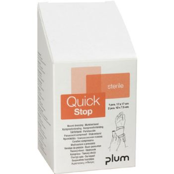 Plum QuickStop kompres refill 3stk