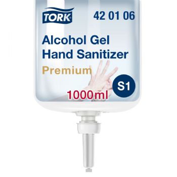 Tork 420106 hånddesinfektionsgel 80% S1 1L