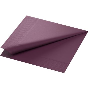 Duni Tissue 40x40cm servietter plum 125stk