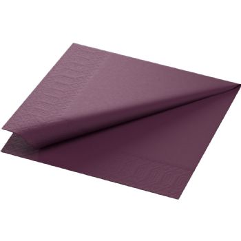 Duni Tissue servietter 33x33cm plum